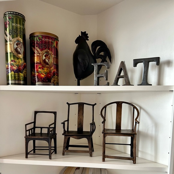 Pottery Barn Iron Miniature Chair - Picture 8 of 9